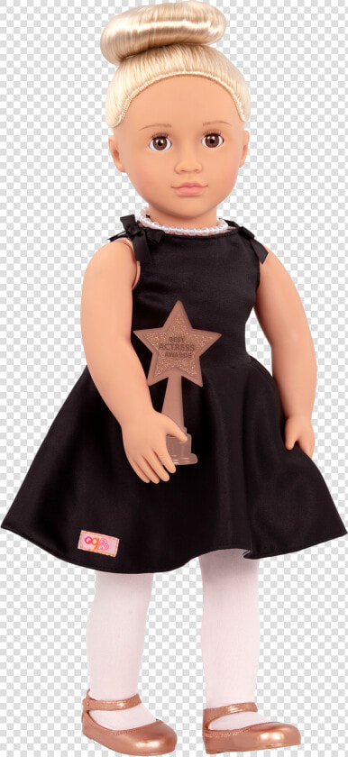 Rafaella Regular 18 inch Actress Doll Holding Award   Our Generation Rafaella  HD Png DownloadTransparent PNG