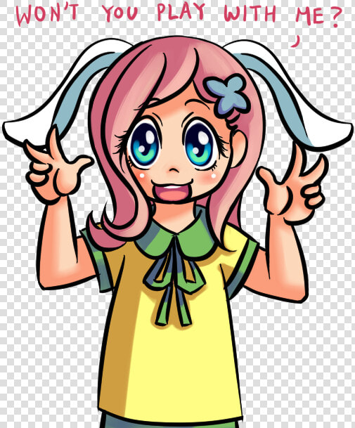 Won T You Play With He Fluttershy Hair Face Clothing   Cartoon  HD Png DownloadTransparent PNG