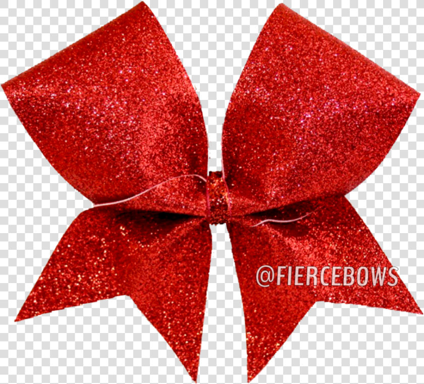 Sparkly Red Cheer Bows  HD Png DownloadTransparent PNG