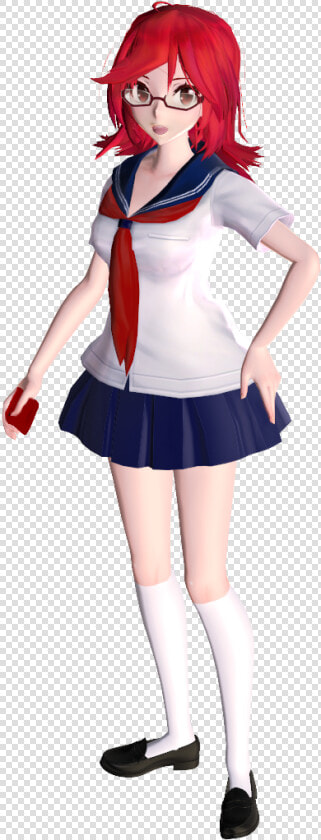 Mmd Yandere Simulator Info Chan  HD Png DownloadTransparent PNG