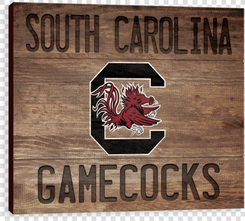 South Carolina Gamecocks Wood Burn   Poster  HD Png DownloadTransparent PNG