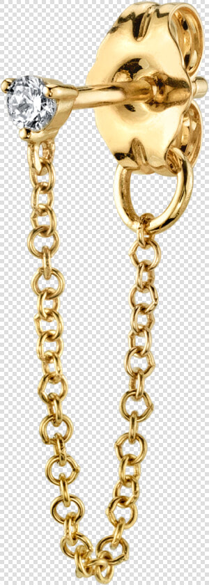 Diamond Chain Earring   Chain  HD Png DownloadTransparent PNG