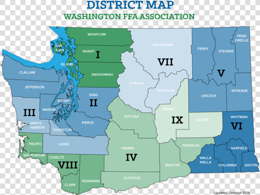 Washington State Ffa Districts  HD Png DownloadTransparent PNG