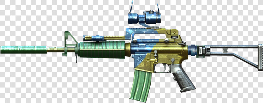 M4a1 Custom Brazil   Assault Rifle  HD Png DownloadTransparent PNG