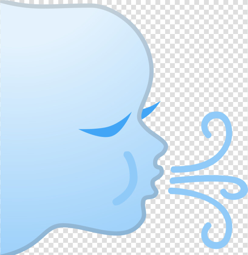 Wind Face Icon   Emoji Soplando  HD Png DownloadTransparent PNG