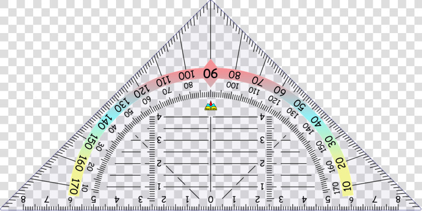 Triangular Protractor  HD Png DownloadTransparent PNG