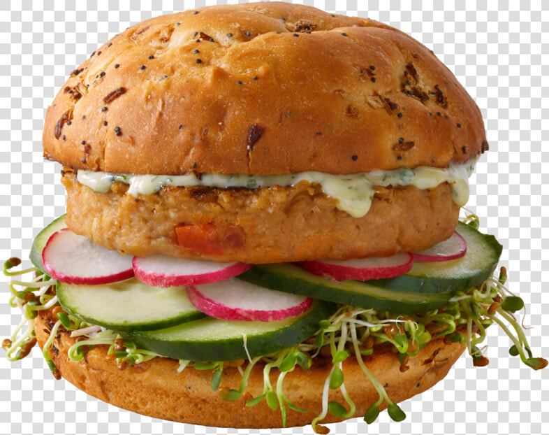 Veggiepatty Portabella Sideview Knockout   Cheeseburger  HD Png DownloadTransparent PNG