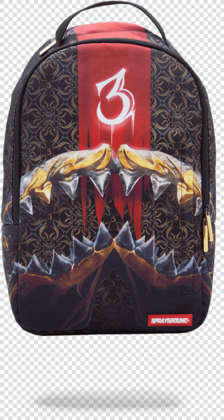 Sprayground Jarvis Landry Camo Shark Backpack   Red Bape Sprayground Bookbag  HD Png DownloadTransparent PNG