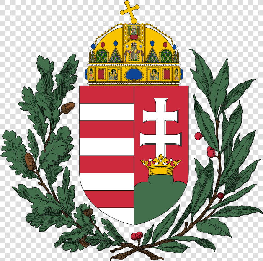 Olive Branch Crest Png   Hungary Coat Of Arms  Transparent PngTransparent PNG