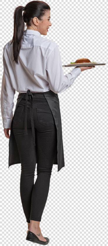 Cut Out Woman Waitress With Foow  Professions And Services   Waiter Png  Transparent PngTransparent PNG