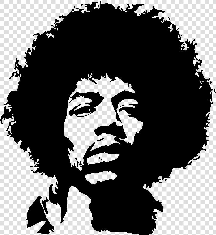 Jimi Hendrix   Png Download   Jimi Hendrix Silhouette  Transparent PngTransparent PNG