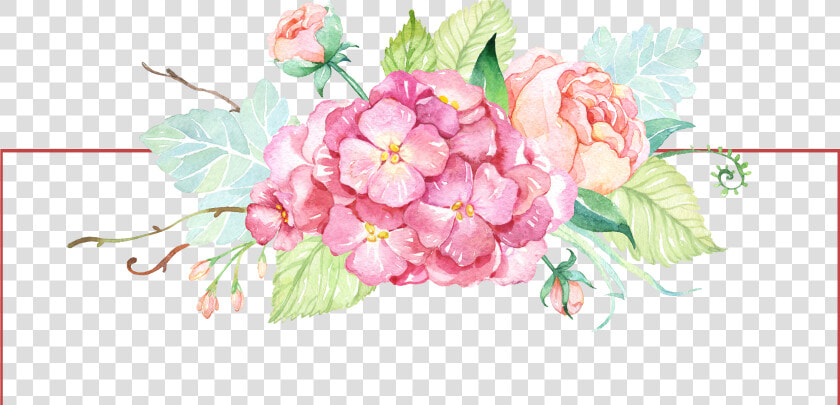 Free Watercolor Banner With Flowers Png   Flowers Watercolor  Transparent PngTransparent PNG