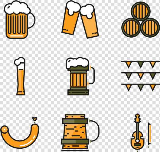 Alcohol Icons Free Vector   Oktoberfest Icon  HD Png DownloadTransparent PNG