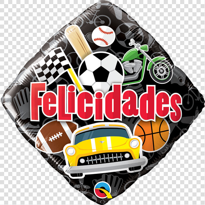 18 Inch Felicidades Masculine   Felicidades Con Deportes  HD Png DownloadTransparent PNG