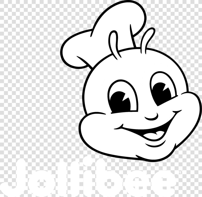 Jollibee Logo Black And White   Jollibee Logo  HD Png DownloadTransparent PNG