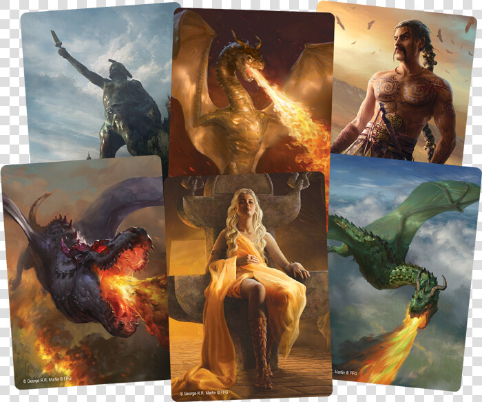 Daenerys Targaryen Agot Lcg Dragons Of The East  HD Png DownloadTransparent PNG