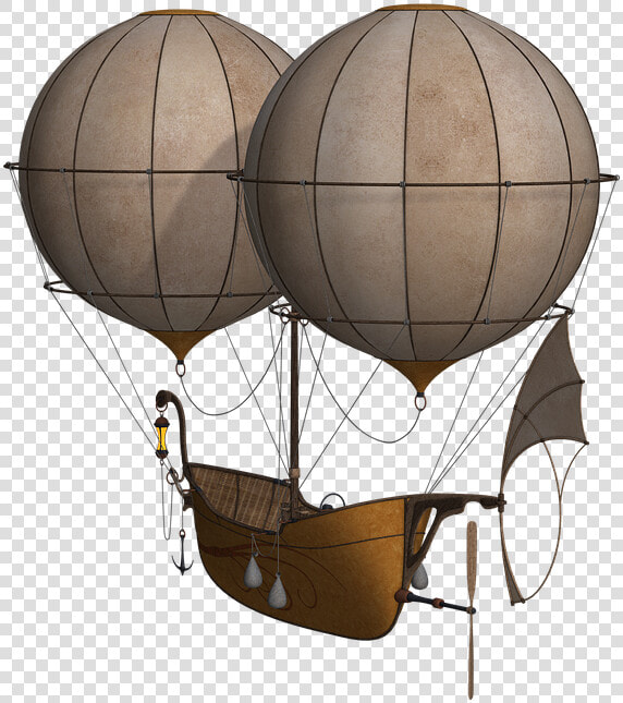 Hot Air Balloon  Aircraft  Balloon  Airship  Float   Balloon Fantasy Steampunk Hot Air Balloon  HD Png DownloadTransparent PNG