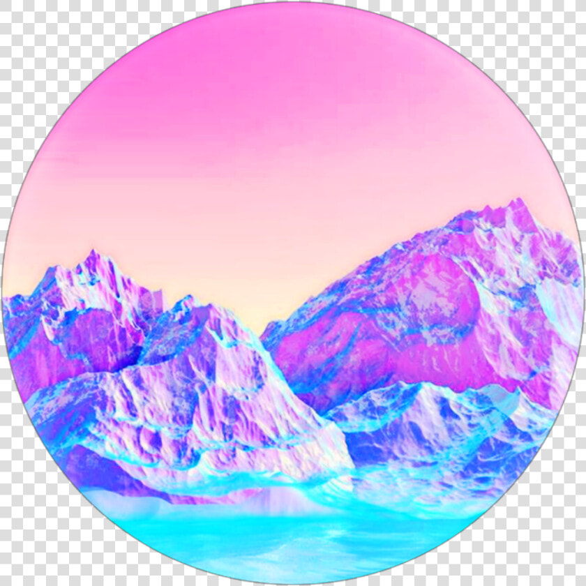 Mountains Vaporwave   Png Download  Transparent PngTransparent PNG