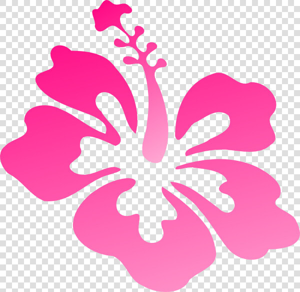 Hibiscus Pink Svg Clip Arts   Clip Art Purple Hawaiian Flowers  HD Png DownloadTransparent PNG