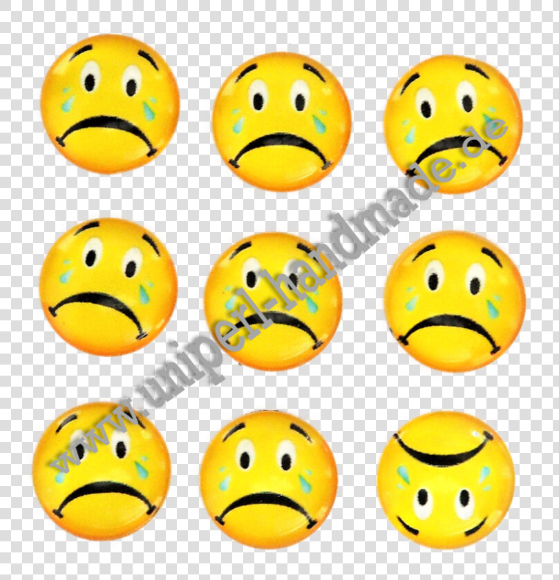 Emoji Cabochon  14 Mm  Crying Face   Smiley  HD Png DownloadTransparent PNG