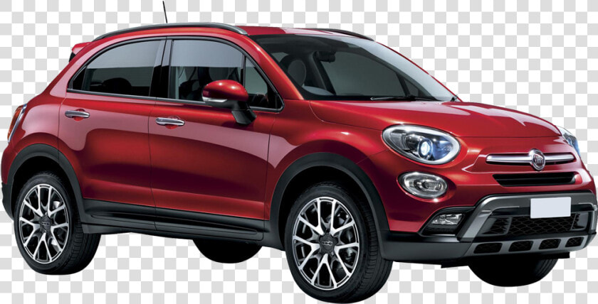 Land Vehicle city Car red fiat 500 rim subcompact Car compact   Red Fiat 500 X  HD Png DownloadTransparent PNG