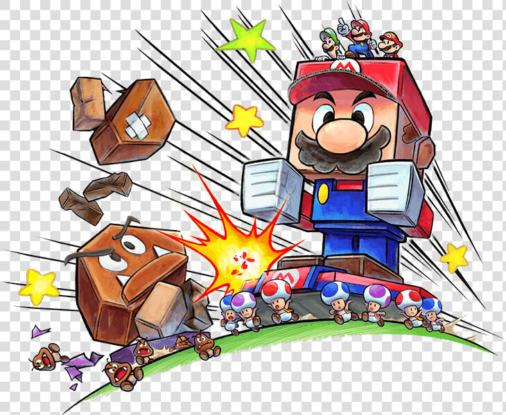 Cartoon clip Cartoon fictional Character   Mario And Luigi Paper Jam  HD Png DownloadTransparent PNG