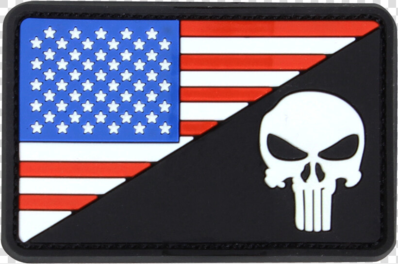 Condor Outdoor Us Flag Morale Pvc Punisher   Punisher Us Flag Patch  HD Png DownloadTransparent PNG