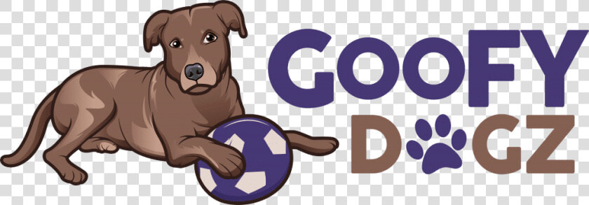 Goofy Dogz Logo With A Cute Brown Dog Playing With   Companion Dog  HD Png DownloadTransparent PNG