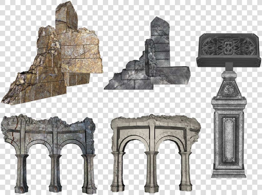 Ruins  Broken  Destroyed  Building  Temple  Castle   Pyramid  HD Png DownloadTransparent PNG