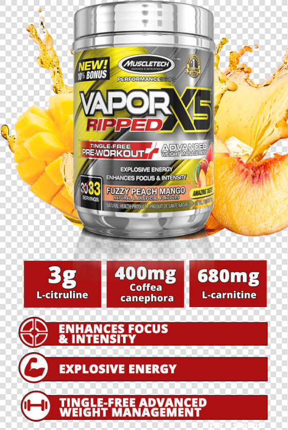 Featured Mobile Vaporx5 Ripped   Muscletech Vapor X5 Ripped  HD Png DownloadTransparent PNG