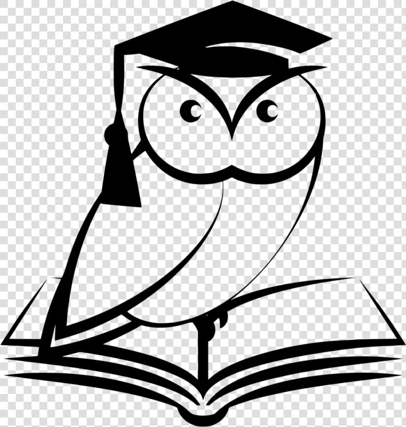 Owls Clipart Line Art   Book Owl Png  Transparent PngTransparent PNG