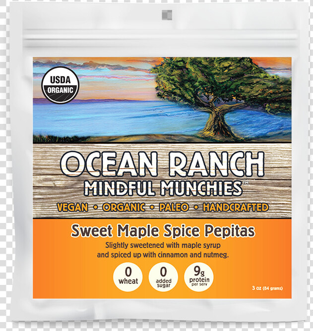 Sweet Maple Spice Pepitas Mockups   Ocean Ranch Organics  HD Png DownloadTransparent PNG