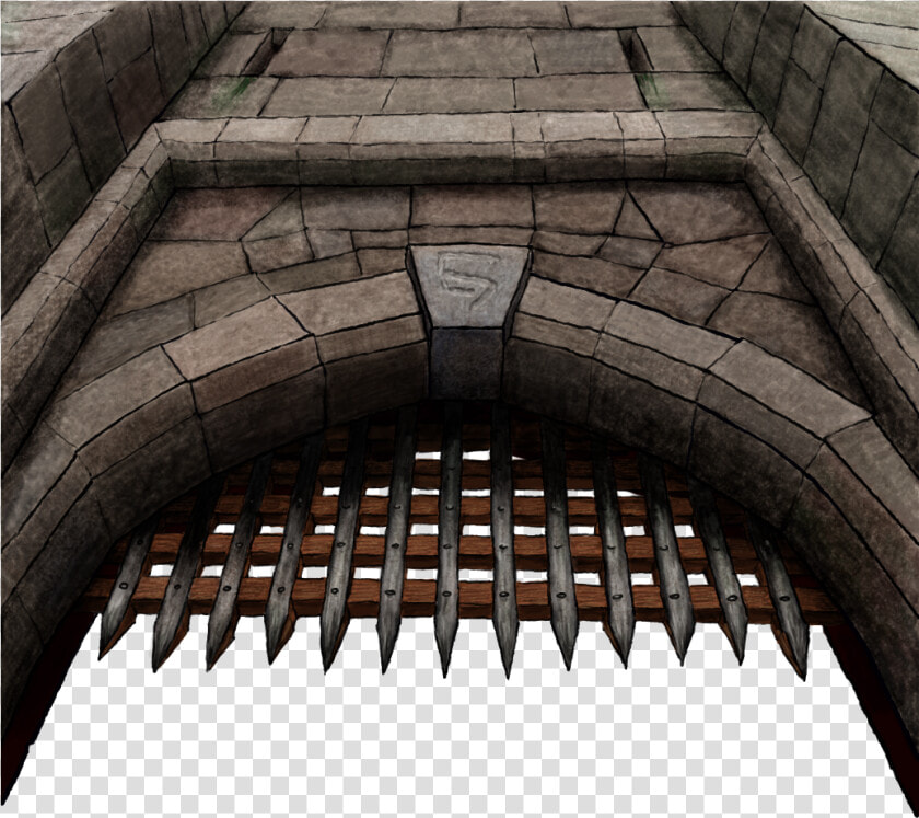 Castle Gate Transparent   2d Castle Gate Png  Png DownloadTransparent PNG