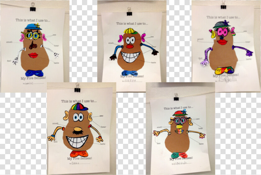 Mr Potato Head Senses Craft   Png Download   Mr Potato Head 5 Senses  Transparent PngTransparent PNG