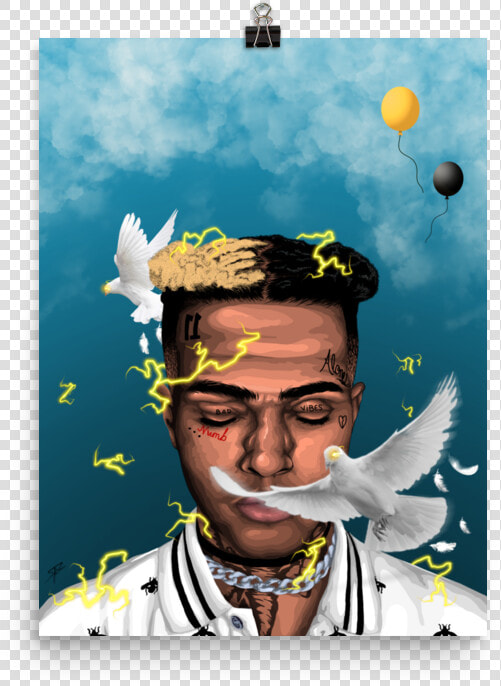 Image Of Xxxtentacion Premium Luster Poster   Xxxtentacion Poster Png  Transparent PngTransparent PNG