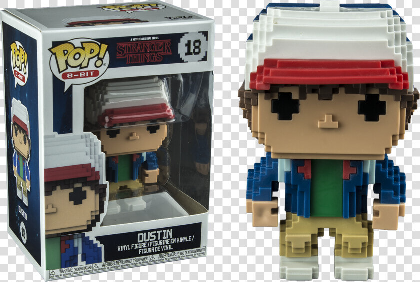 Funko Pop Stranger Things Dustin 8 Bit  HD Png DownloadTransparent PNG