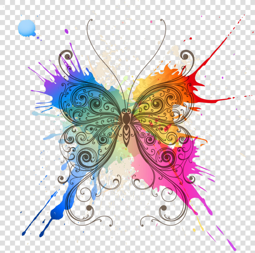  butterfly  paint  splash  splatter  paintspalsh  paintsplatter   Splash Butterfly Png  Transparent PngTransparent PNG