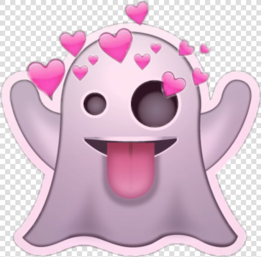 Heart Stickeremoji Tumblr Emojiedit   Emoji De Fantasma  HD Png DownloadTransparent PNG