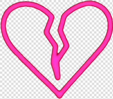  broken  heart  iphone  emoji  heartbreak  neon  corazon   Iphone Broken Heart Emoji Png  Transparent PngTransparent PNG