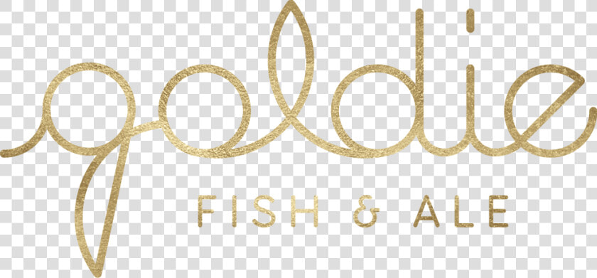 Goldie Fish  amp  Ale Logo   Calligraphy  HD Png DownloadTransparent PNG