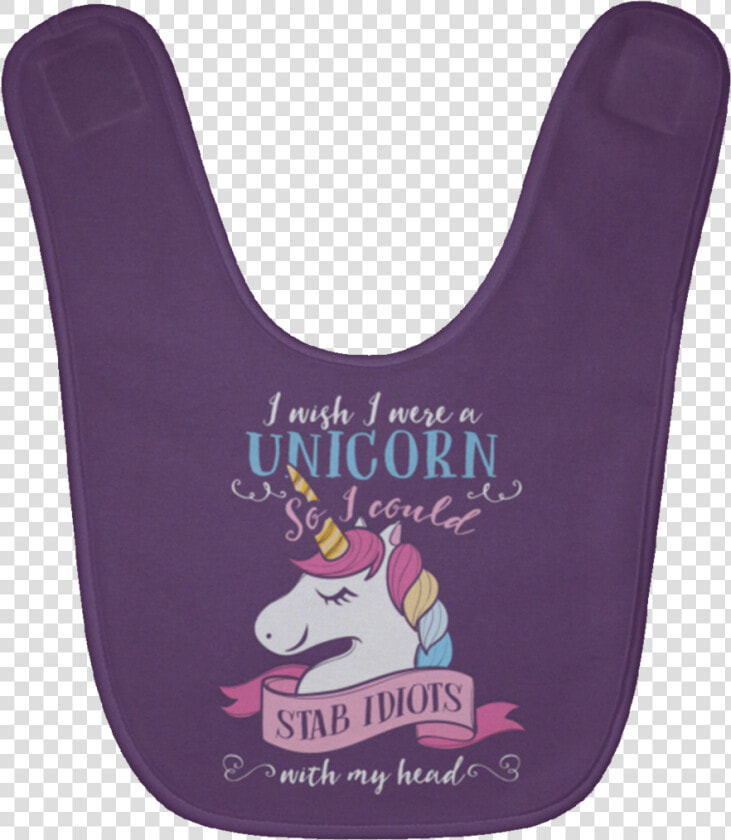 I Wish I Were A Unicorn Baby Bibs   Unicorn  HD Png DownloadTransparent PNG