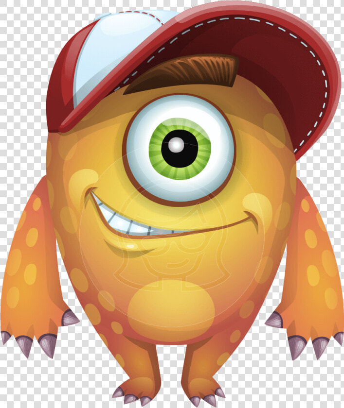 Cyclops Monster Cartoon Vector Character Aka One eyed   One Eyed  HD Png DownloadTransparent PNG