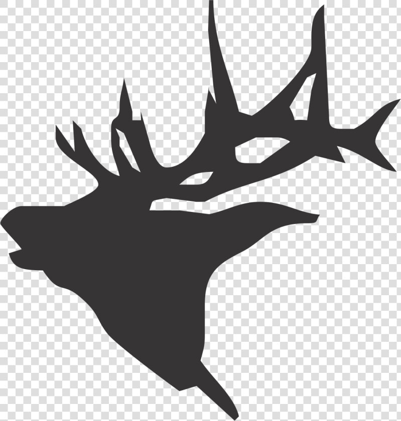 Elk Head Silhouette Clip Art   Portable Network Graphics  HD Png DownloadTransparent PNG