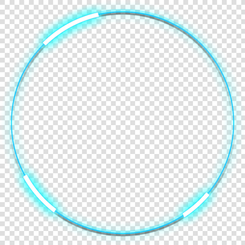  neon  round  blue  freetoedit  circle  frame  border   Circle  HD Png DownloadTransparent PNG