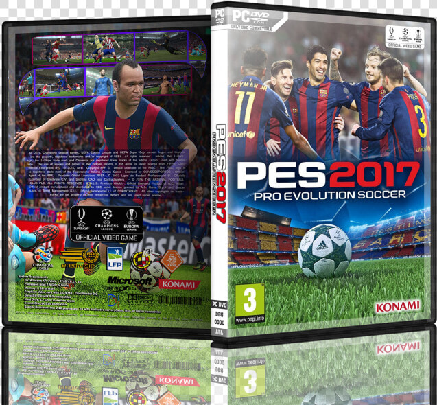 Pro Evolution Soccer 2017 Box Art Cover   Pes 2017 Pc Dvd  HD Png DownloadTransparent PNG