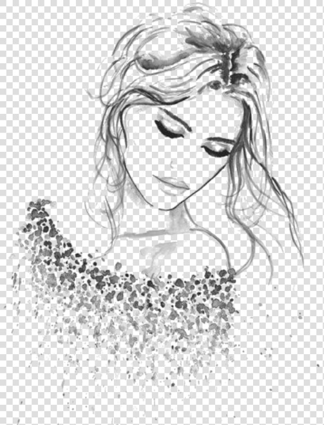 Hard Drawings Of People Png Download Woman Drawing   Women Drawing  Transparent PngTransparent PNG