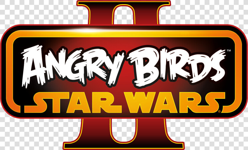 Transparent Angry Birds Logo Png   Angry Birds Star Wars 2 Title  Png DownloadTransparent PNG