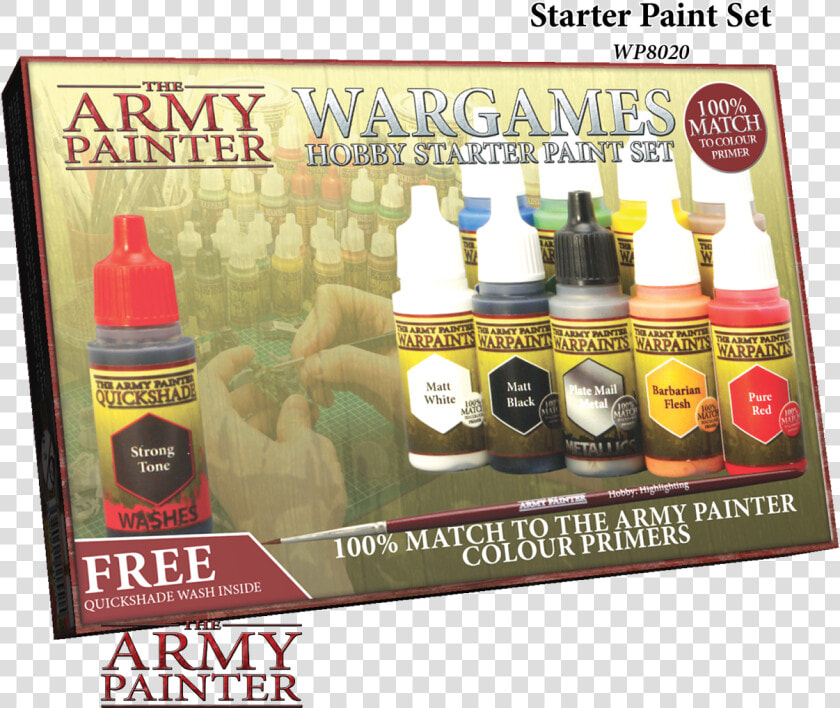 Army Painter Wargames Hobby Starter Paint Set  HD Png DownloadTransparent PNG