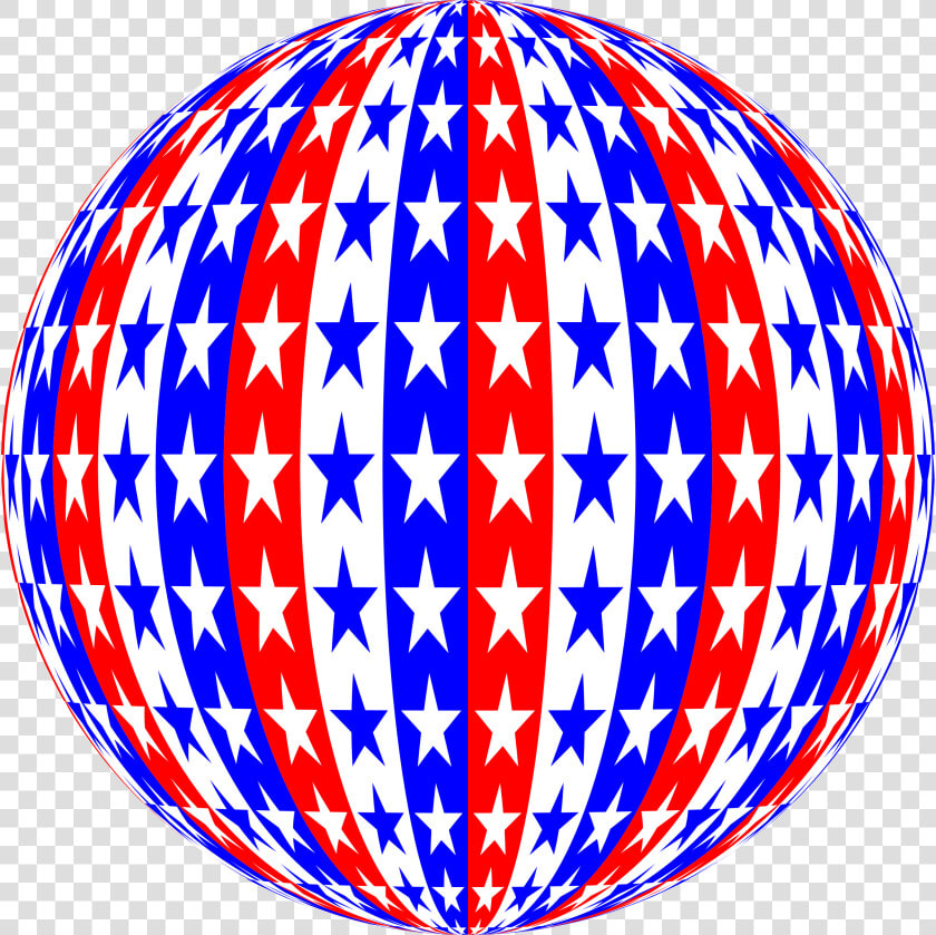 Red White Blue Sphere Clip Arts   Red White Blue Sphere  HD Png DownloadTransparent PNG