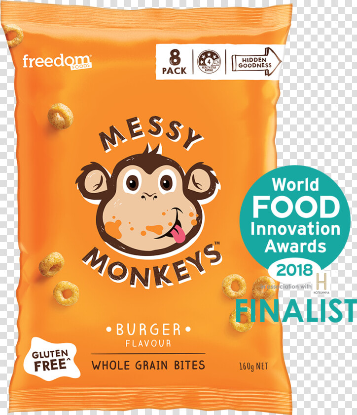 Messy Monkeys Burger Flavour   Messy Monkeys Cheese  HD Png DownloadTransparent PNG